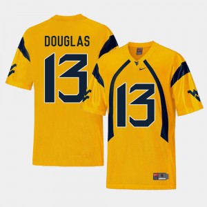 Men #13 Replica Football West Virginia Mountaineers Rasul Douglas college Jersey - Gold