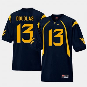 Men Football WV #13 Replica Rasul Douglas college Jersey - Navy