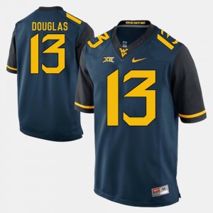 Men's Alumni Football Game West Virginia University #13 Rasul Douglas college Jersey - Blue